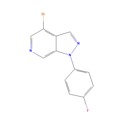 4-bromo-1-(4-fluorophenyl)pyrazolo[3,4-c]pyridine (CAS: 1220165-54-7) - Related Chemical Product