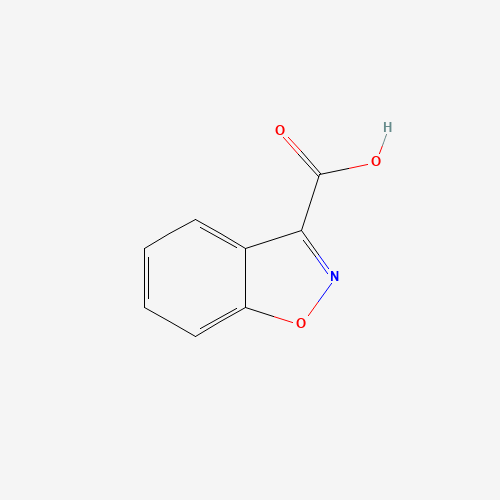 1,2-benzoxazole-3-carboxylic acid (CAS: 28691-47-6) - Chemical Structure and Molecular Formula 