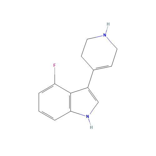 4-fluoro-3-(1,2,3,6-tetrahydropyridin-4-yl)-1H-indole (CAS: 185255-80-5) - Related Chemical Product