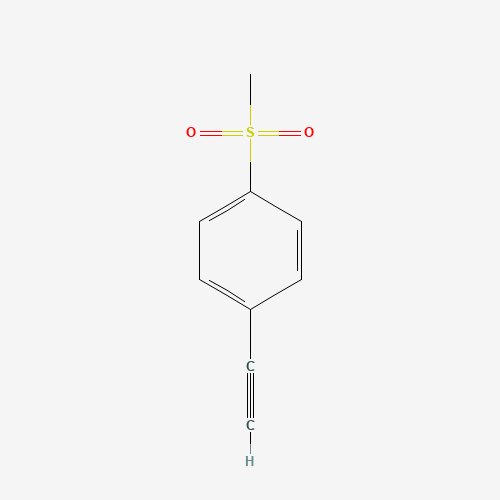 1-ethynyl-4-methylsulfonylbenzene (CAS: 340771-31-5) - Chemical Structure and Molecular Formula 