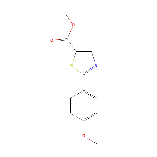 methyl 2-(4-methoxyphenyl)-1,3-thiazole-5-carboxylate (CAS: 61335-95-3) - Related Chemical Product