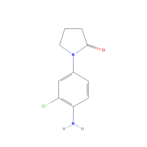 1-(4-amino-3-chlorophenyl)pyrrolidin-2-one (CAS: 1101046-66-5) - Related Chemical Product