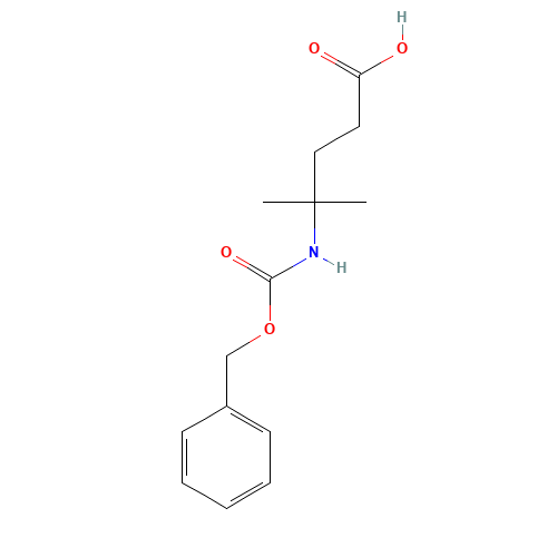 4-methyl-4-(phenylmethoxycarbonylamino)pentanoic acid (CAS: 145485-74-1) - Related Chemical Product