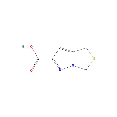 4,6-dihydropyrazolo[1,5-c][1,3]thiazole-2-carboxylic acid (CAS: 1286753-94-3) - Chemical Structure and Molecular Formula 