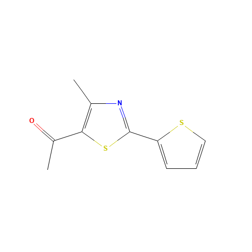 1-(4-methyl-2-thiophen-2-yl-1,3-thiazol-5-yl)ethanone (CAS: 56421-61-5) - Related Chemical Product