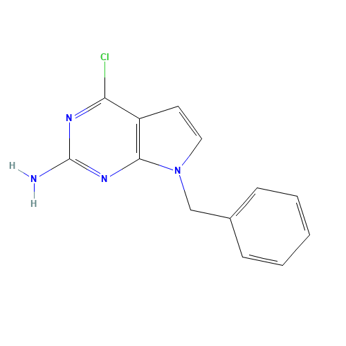 7-benzyl-4-chloropyrrolo[2,3-d]pyrimidin-2-amine (CAS: 99044-54-9) - Related Chemical Product