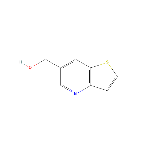 thieno[3,2-b]pyridin-6-ylmethanol (CAS: 117390-33-7) - Chemical Structure and Molecular Formula 