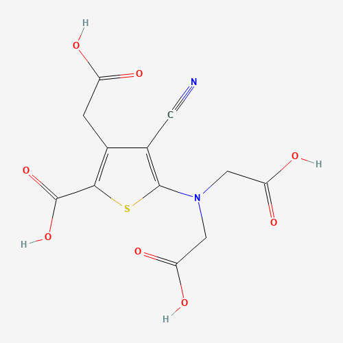 5-[bis(carboxymethyl)amino]-3-(carboxymethyl)-4-cyanothiophene-2-carboxylic acid (CAS: 135459-90-4) - Related Chemical Product