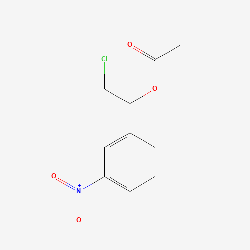 [2-chloro-1-(3-nitrophenyl)ethyl] acetate (CAS: 103854-77-9) - Related Chemical Product