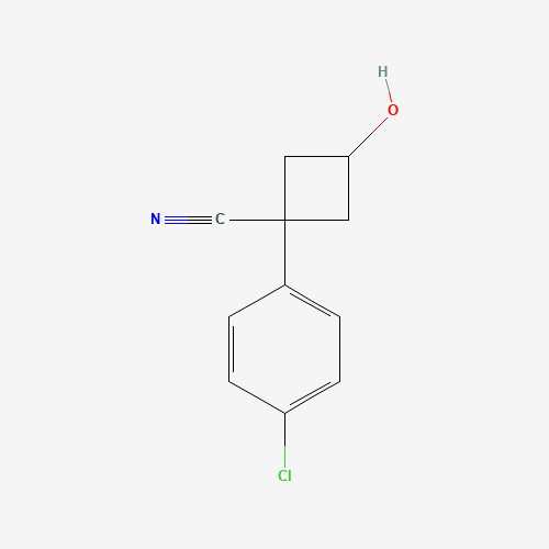 1-(4-chlorophenyl)-3-hydroxycyclobutane-1-carbonitrile (CAS: 485828-45-3) - Related Chemical Product