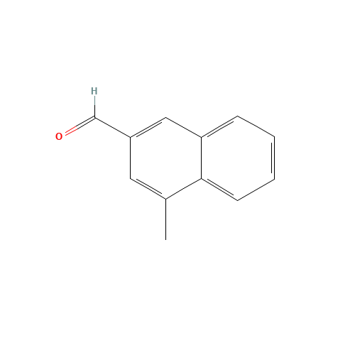 4-methylnaphthalene-2-carbaldehyde (CAS: 102606-07-5) - Chemical Structure and Molecular Formula 