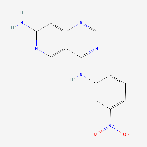 4-N-(3-nitrophenyl)pyrido[4,3-d]pyrimidine-4,7-diamine (CAS: 171178-72-6) - Related Chemical Product