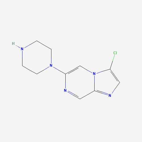 3-chloro-6-piperazin-1-ylimidazo[1,2-a]pyrazine (CAS: 76537-52-5) - Related Chemical Product