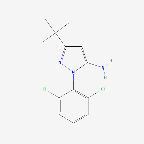 5-tert-butyl-2-(2,6-dichlorophenyl)pyrazol-3-amine (CAS: 1017781-19-9) - Related Chemical Product