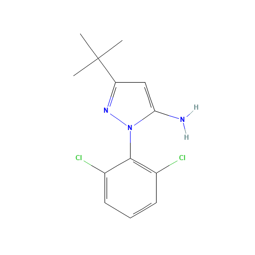 5-tert-butyl-2-(2,6-dichlorophenyl)pyrazol-3-amine (CAS: 1017781-19-9) - Related Chemical Product