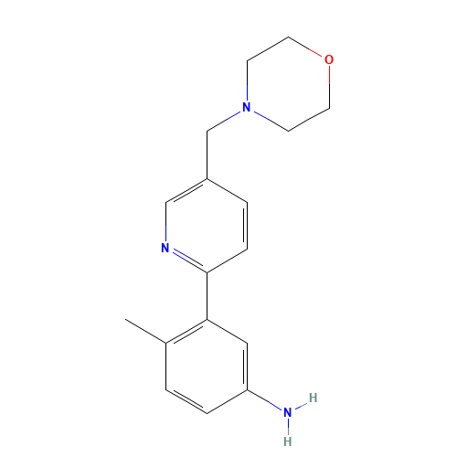 4-methyl-3-[5-(morpholin-4-ylmethyl)pyridin-2-yl]aniline (CAS: 1207877-81-3) - Related Chemical Product