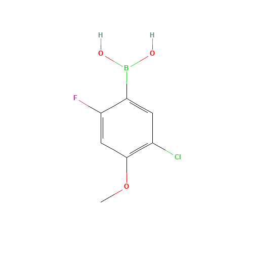 (5-chloro-2-fluoro-4-methoxyphenyl)boronic acid (CAS: 1072952-18-1) - Related Chemical Product