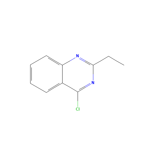 4-chloro-2-ethylquinazoline (CAS: 38154-40-4) - Chemical Structure and Molecular Formula 
