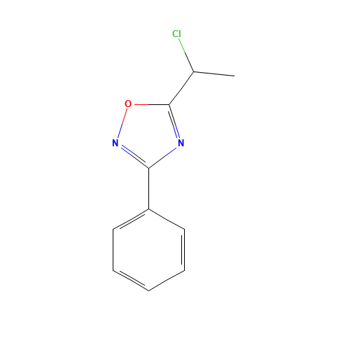 5-(1-chloroethyl)-3-phenyl-1,2,4-oxadiazole (CAS: 90772-88-6) - Related Chemical Product