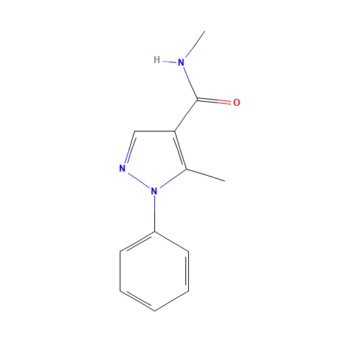 N,5-dimethyl-1-phenylpyrazole-4-carboxamide (CAS: 98533-25-6) - Related Chemical Product