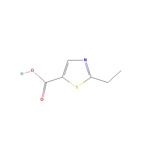 2-ethyl-1,3-thiazole-5-carboxylic acid (CAS: 30709-68-3) - Chemical Structure and Molecular Formula 