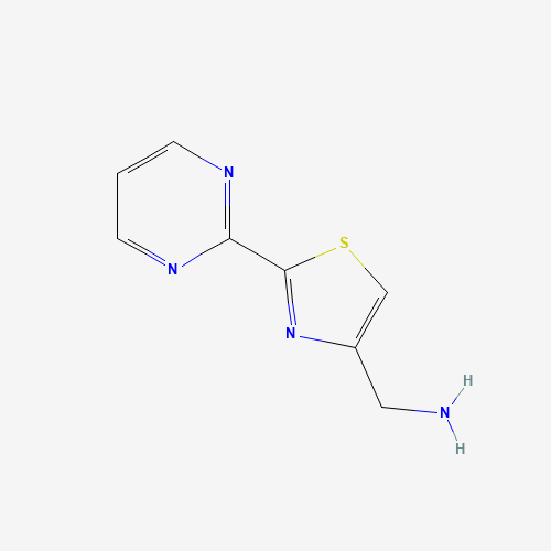 (2-pyrimidin-2-yl-1,3-thiazol-4-yl)methanamine (CAS: 1123169-55-0) - Related Chemical Product