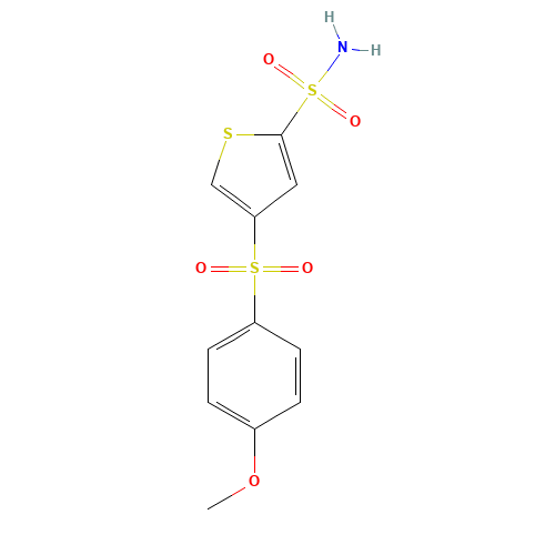 4-(4-methoxyphenyl)sulfonylthiophene-2-sulfonamide (CAS: 119731-18-9) - Related Chemical Product