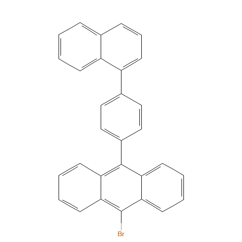 9-bromo-10-(4-naphthalen-1-ylphenyl)anthracene (CAS: 1092390-01-6) - Related Chemical Product