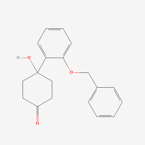 4-hydroxy-4-(2-phenylmethoxyphenyl)cyclohexan-1-one (CAS: 218776-61-5) - Related Chemical Product