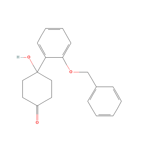 4-hydroxy-4-(2-phenylmethoxyphenyl)cyclohexan-1-one (CAS: 218776-61-5) - Related Chemical Product