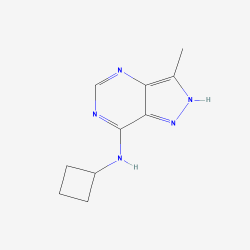 N-cyclobutyl-3-methyl-2H-pyrazolo[4,3-d]pyrimidin-7-amine (CAS: 790666-34-1) - Related Chemical Product