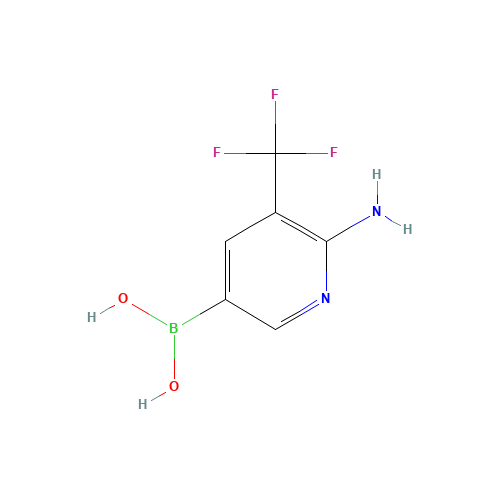 [6-amino-5-(trifluoromethyl)pyridin-3-yl]boronic acid (CAS: 1189126-37-1) - Related Chemical Product