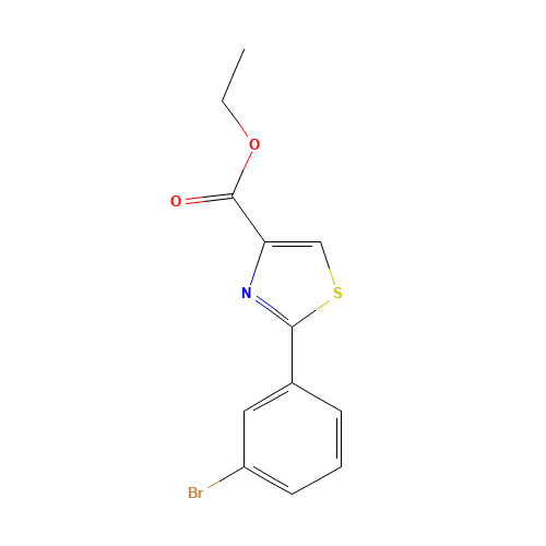 ethyl 2-(3-bromophenyl)-1,3-thiazole-4-carboxylate (CAS: 786654-97-5) - Related Chemical Product