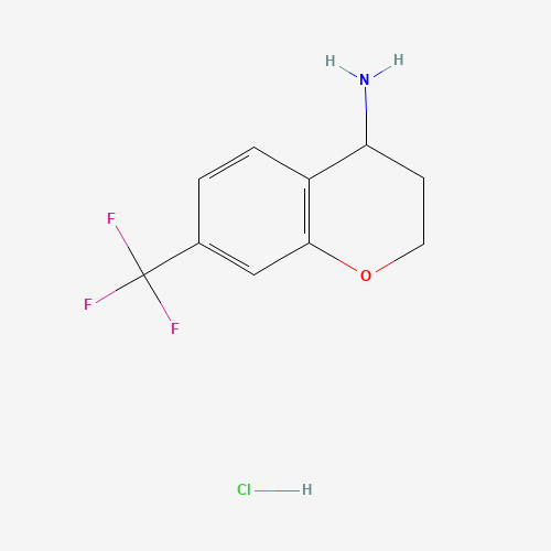 7-(trifluoromethyl)-3,4-dihydro-2H-chromen-4-amine;hydrochloride (CAS: 191608-40-9) - Related Chemical Product