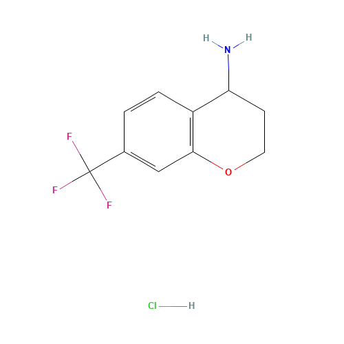 7-(trifluoromethyl)-3,4-dihydro-2H-chromen-4-amine;hydrochloride (CAS: 191608-40-9) - Related Chemical Product