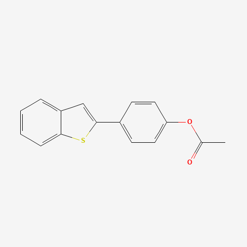 [4-(1-benzothiophen-2-yl)phenyl] acetate (CAS: 132932-62-8) - Related Chemical Product