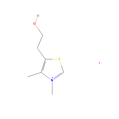 2-(3,4-dimethyl-1,3-thiazol-3-ium-5-yl)ethanol;iodide (CAS: 16311-69-6) - Related Chemical Product