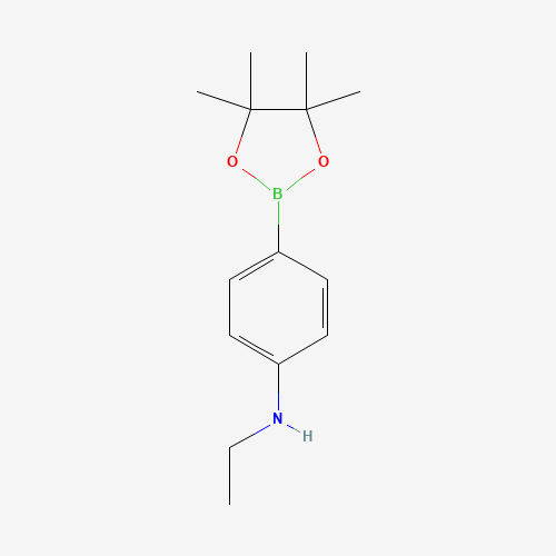 N-ethyl-4-(4,4,5,5-tetramethyl-1,3,2-dioxaborolan-2-yl)aniline (CAS: 1235451-55-4) - Related Chemical Product