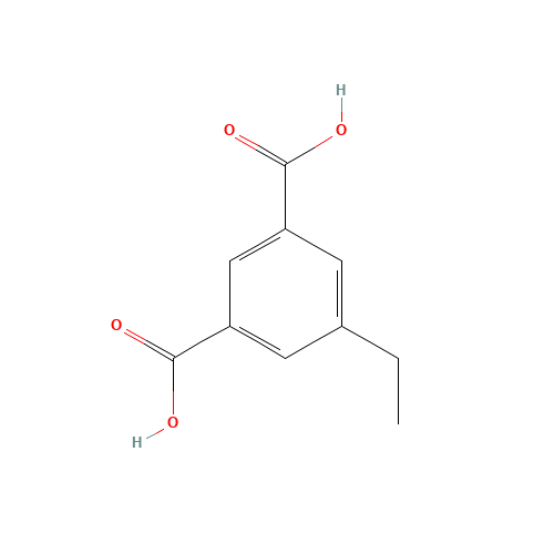 5-ethylbenzene-1,3-dicarboxylic acid (CAS: 859963-84-1) - Chemical Structure and Molecular Formula 