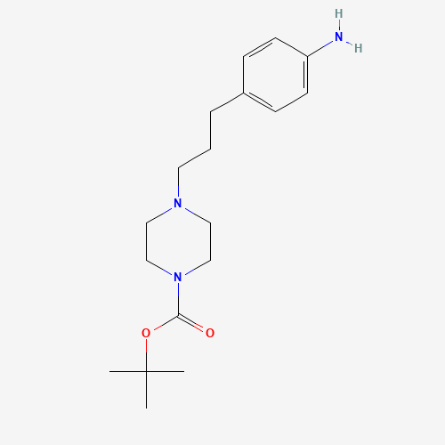 tert-butyl 4-[3-(4-aminophenyl)propyl]piperazine-1-carboxylate (CAS: 1432130-29-4) - Related Chemical Product