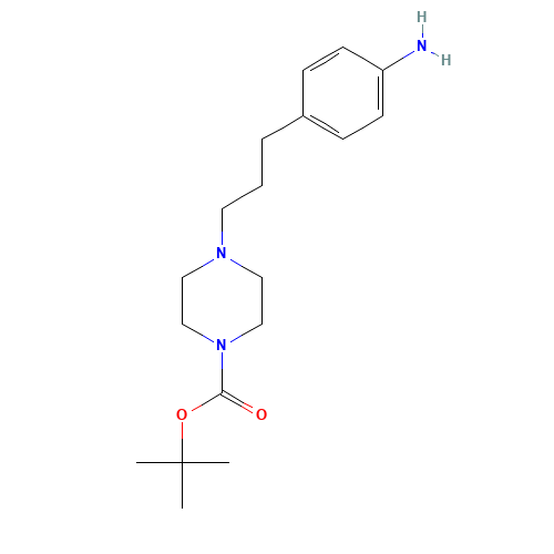 tert-butyl 4-[3-(4-aminophenyl)propyl]piperazine-1-carboxylate (CAS: 1432130-29-4) - Related Chemical Product