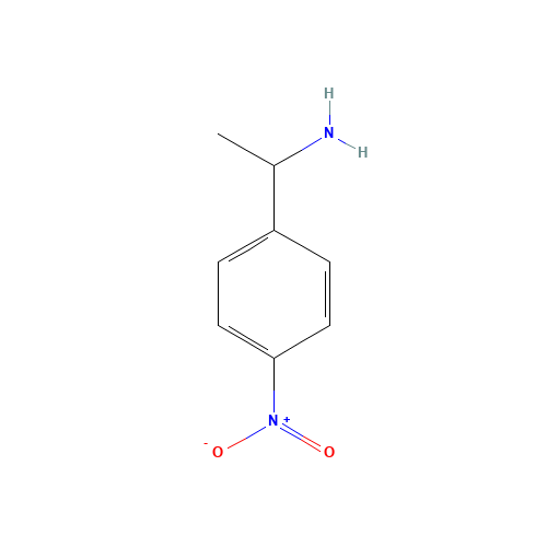 1-(4-nitrophenyl)ethanamine (CAS: 42142-15-4) - Chemical Structure and Molecular Formula 
