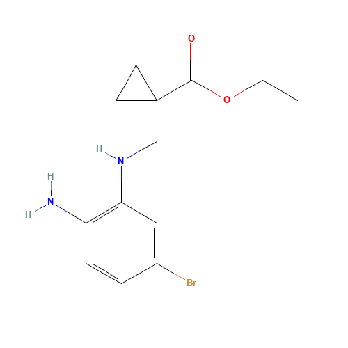 ethyl 1-[(2-amino-5-bromoanilino)methyl]cyclopropane-1-carboxylate (CAS: 1407833-84-4) - Related Chemical Product