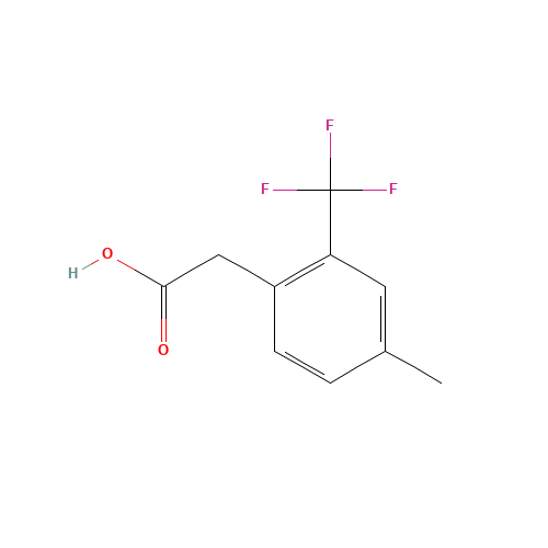2-[4-methyl-2-(trifluoromethyl)phenyl]acetic acid (CAS: 1000522-62-2) - Related Chemical Product