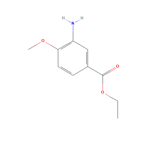 ethyl 3-amino-4-methoxybenzoate (CAS: 16357-44-1) - Chemical Structure and Molecular Formula 