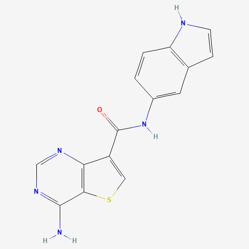 4-amino-N-(1H-indol-5-yl)thieno[3,2-d]pyrimidine-7-carboxamide (CAS: 1527517-47-0) - Related Chemical Product