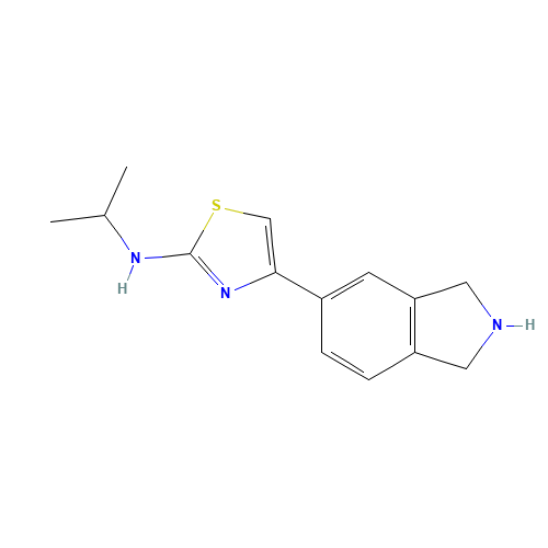4-(2,3-dihydro-1H-isoindol-5-yl)-N-propan-2-yl-1,3-thiazol-2-amine (CAS: 850877-59-7) - Related Chemical Product