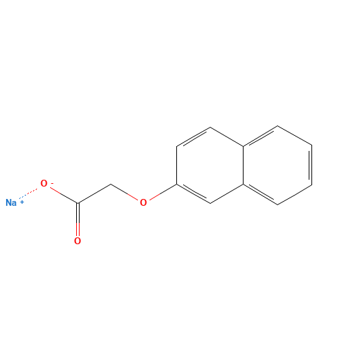 sodium;2-naphthalen-2-yloxyacetate (CAS: 10042-71-4) - Related Chemical Product