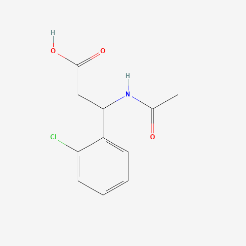 3-acetamido-3-(2-chlorophenyl)propanoic acid (CAS: 886363-75-3) - Related Chemical Product