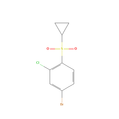4-bromo-2-chloro-1-cyclopropylsulfonylbenzene (CAS: 1310949-89-3) - Related Chemical Product